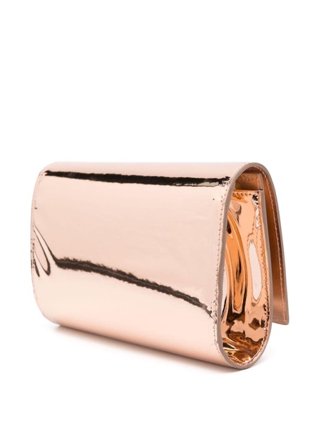 Cleopatra patent leather clutch bag