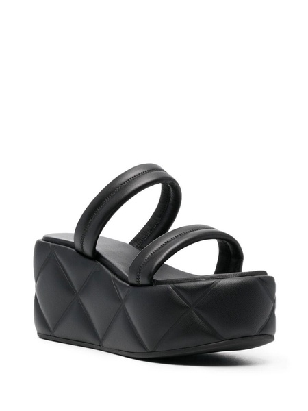 platform double-strap sandals