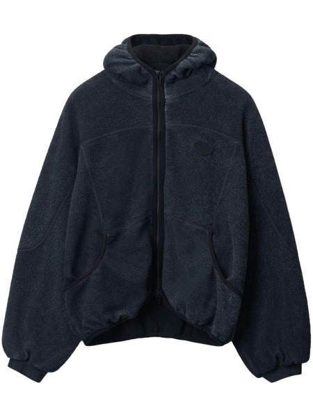 zip-up cotton hoodie