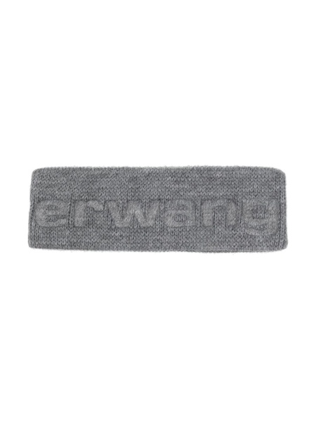 logo-debossed ribbed-knit headband