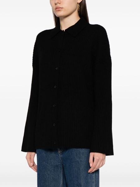 Fantino ribbed-knit cashmere cardigan