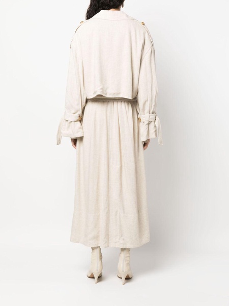 Alanise double-breasted trench coat