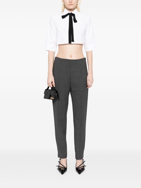 slim-fit trousers