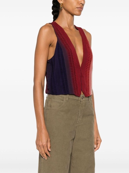 gradient-effect vest