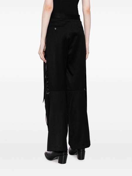 Articulated tuxedo trousers