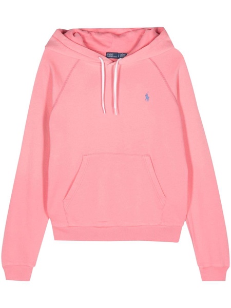 Polo Pony-embroidered cotton hoodie