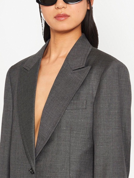 Grisaille single-breasted blazer