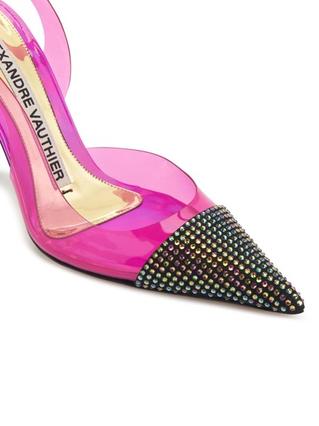 105mm crystal-embellished pumps