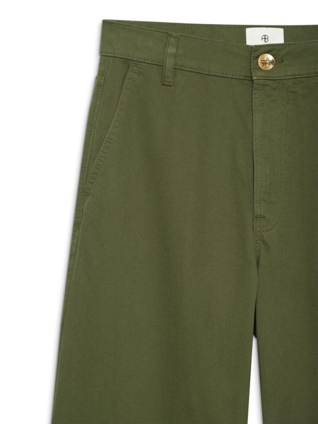 Briley curved-seam twill trousers