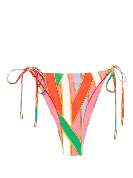 Estella abstract-print bikini bottom