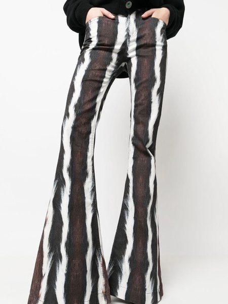 graphic-print trousers 