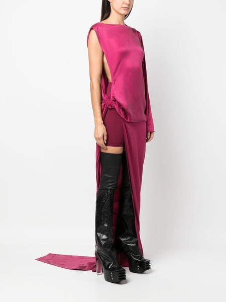 Pink Edfu Draped Gown