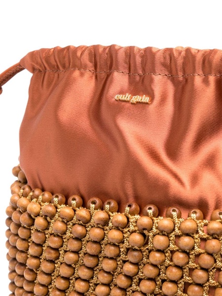 mini Cora beaded bucket bag