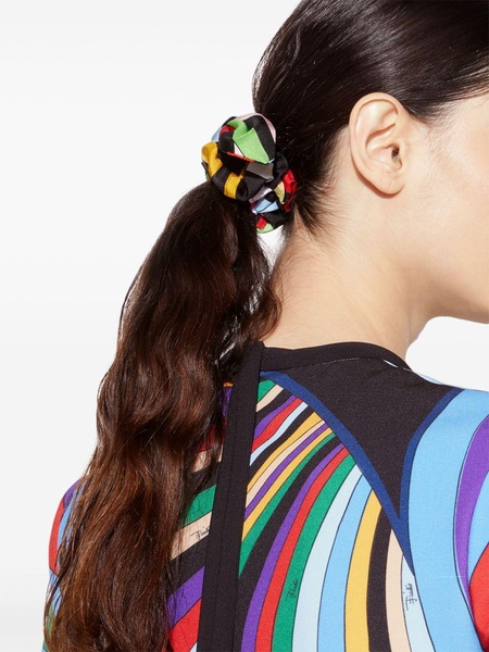 Pucci Marble-Print Hair Tie Accessories