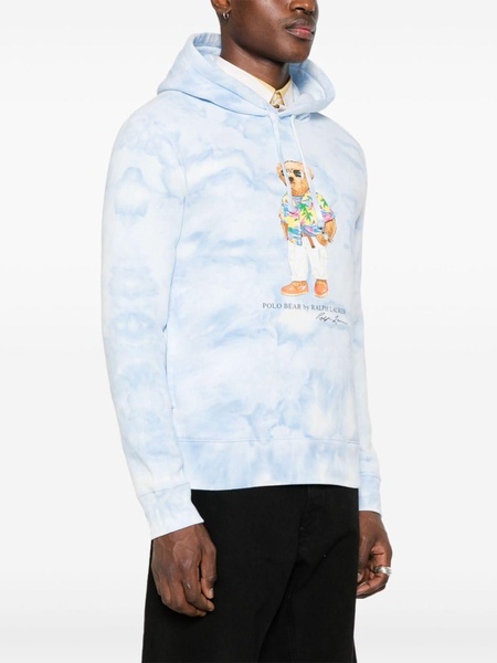 Polo Bear tie-dye hoodie