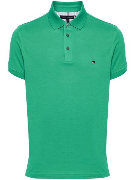 logo-embroidered polo shirt