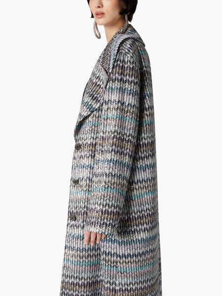 zigzag coat