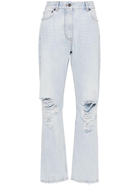 Blue Burty Straight-Leg Jeans