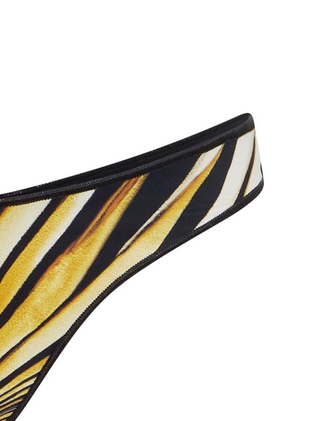 Ray of Gold-print bikini bottoms