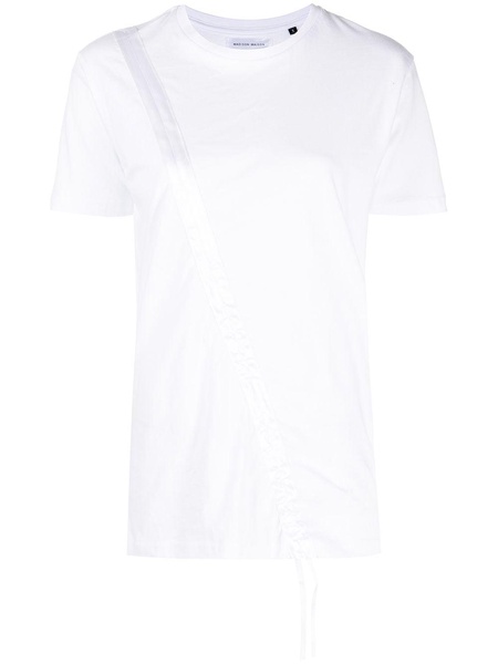 drawstring cotton T-shirt