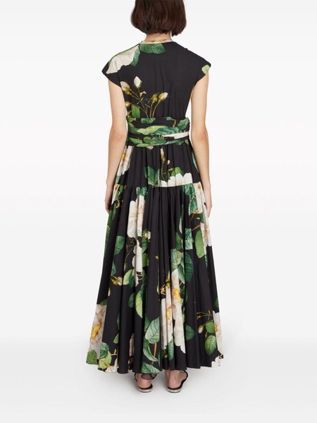 Giant Bloom maxi dress