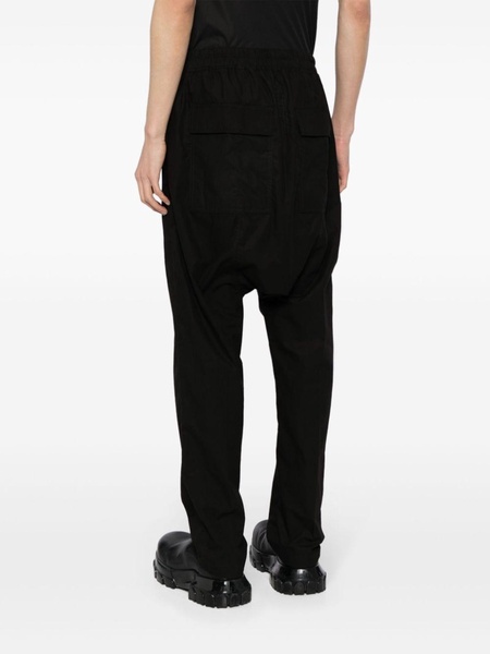 drawstring cotton track pants