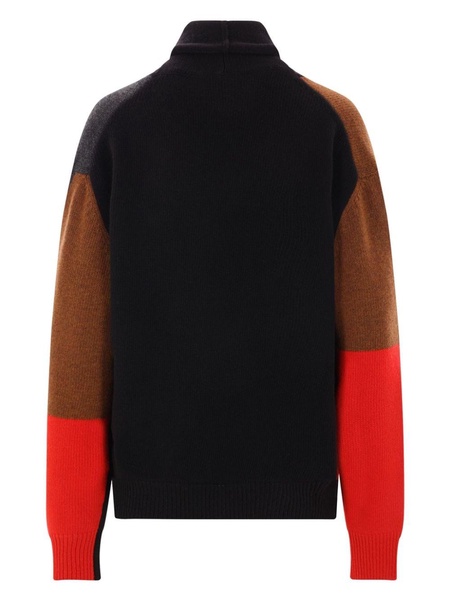 colour-block jumper