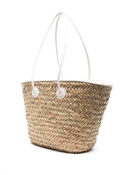 medium Straw Basket shoulder bag