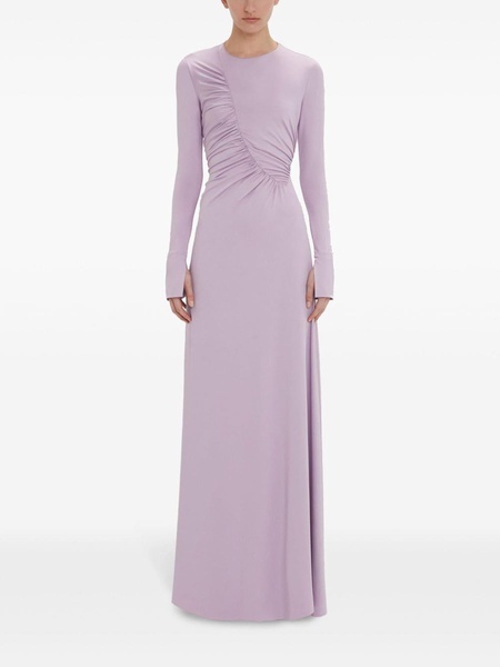 ruched gown