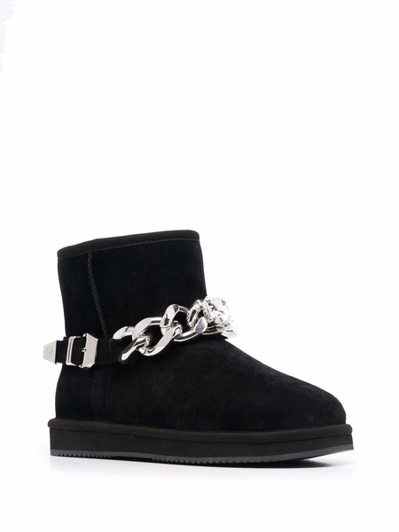 chain-link ankle boots 