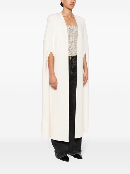 Finola virgin-wool poncho