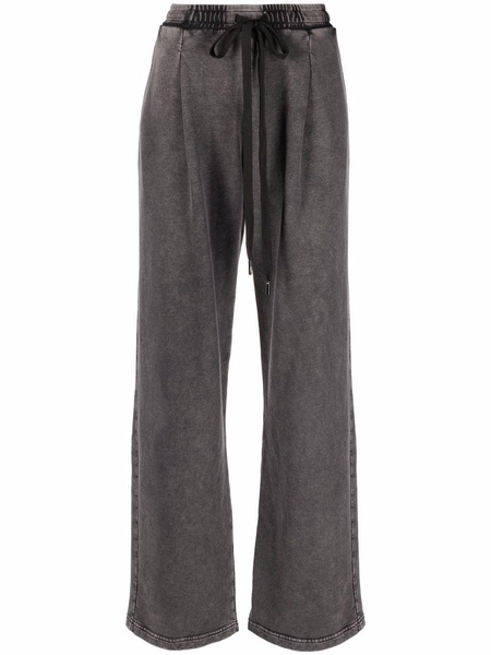 drawstring-waist trousers