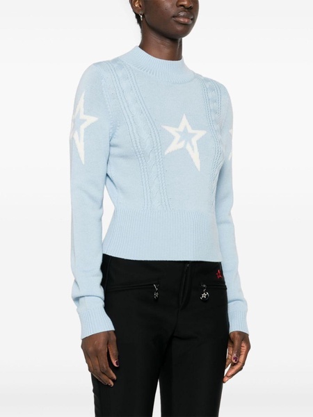 cable-knit star sweater