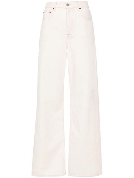 high-rise wide-leg jeans