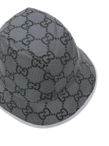 Logo-Jacquard Ripstop Bucket Hat