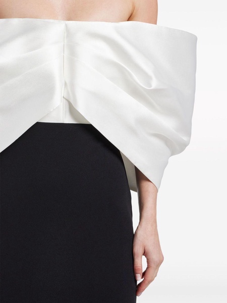 Filippa off-shoulder gown