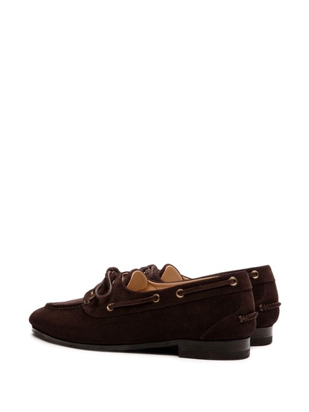 Plume leather loafers