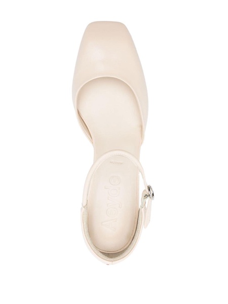 Magda Nappa Leather Creamy Shoes