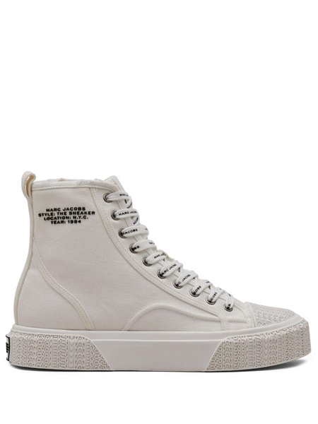 canvas high-top sneakers