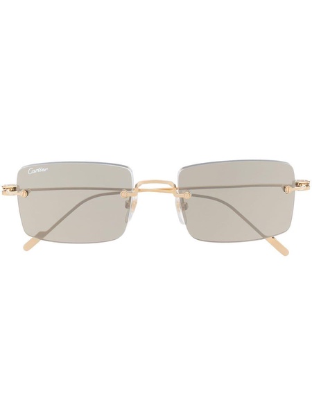 Signature C de Cartier Precious rectangular sunglasses