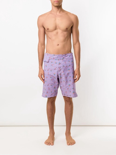 floral print swim short