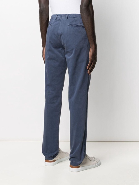 mid-rise straight-leg trousers