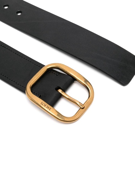 logo-engraved belt