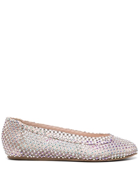 Gilda rhinestone-embellished ballerina shoes