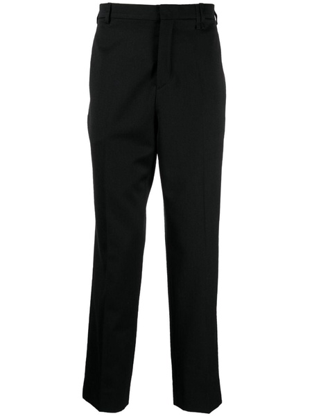 straight-leg tailored trousers