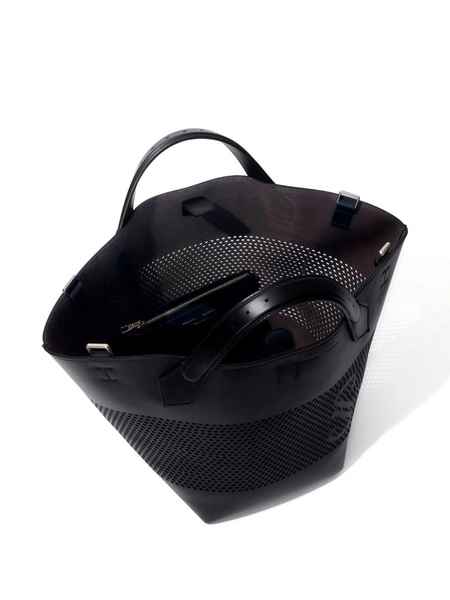 large PS1 perforated-leather tote bag