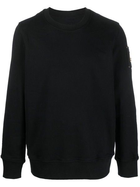 logo-plaque long-sleeve sweatshirt 