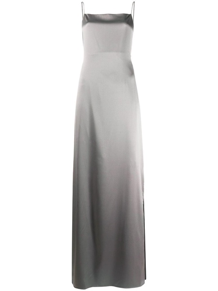 silk evening dress