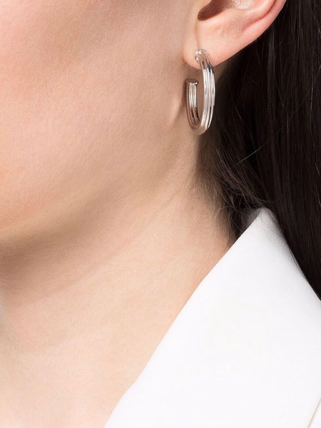 large ridge hoop earrings