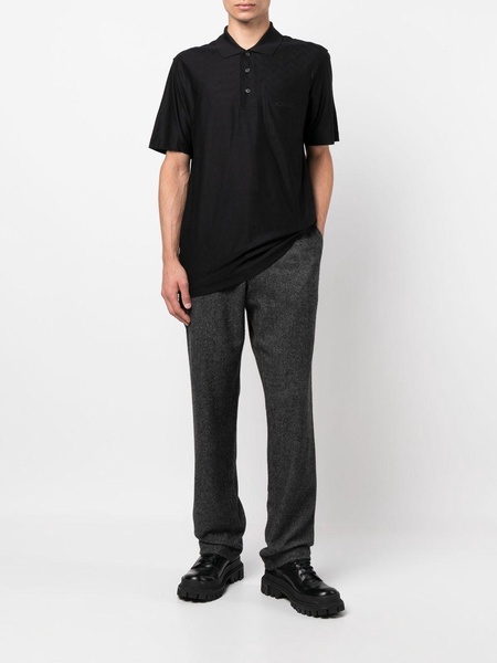 front tie-fastening detail trousers